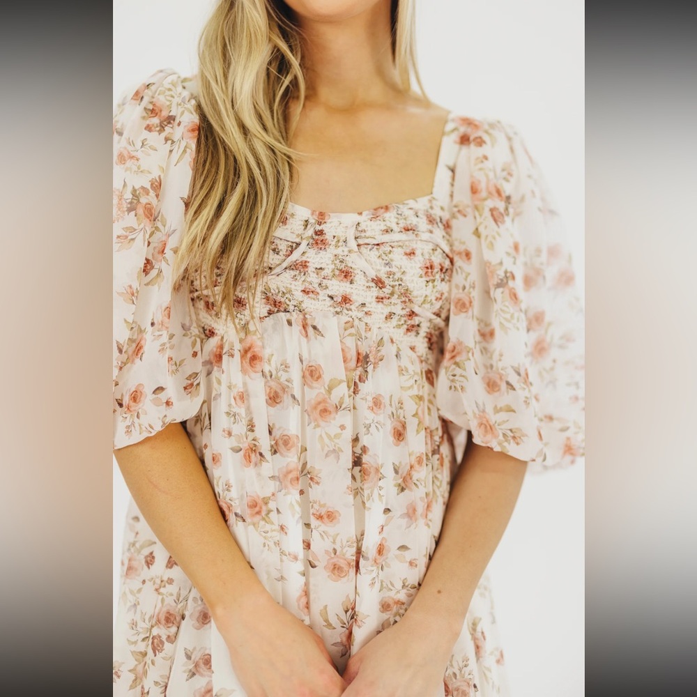 Worth Collective Floral Harlow Maxi Dress